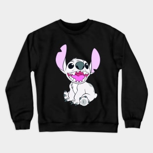 White Stitch Character Crewneck Sweatshirt